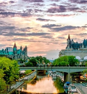 Ottawa at sunset