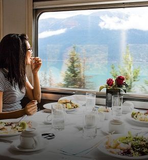 via rail trans canada by rail