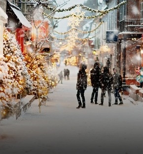 quebec winter wonderland holiday