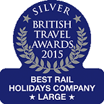 2015 - Best Rail Holidays Company (Large) 2015 - Silver Best Rail Holidays Company (Large)