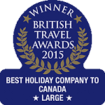 2015 - Best Holiday Company to Canada (Large) 2015 - Winner Best Holiday Company to Canada (Large)