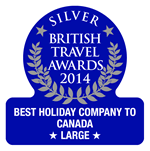 2014 - Best Holiday Company to Canada (Silver) 2014 - Best Holiday Company to Canada