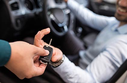 renting a car