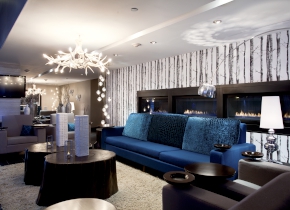 Lobby seating area